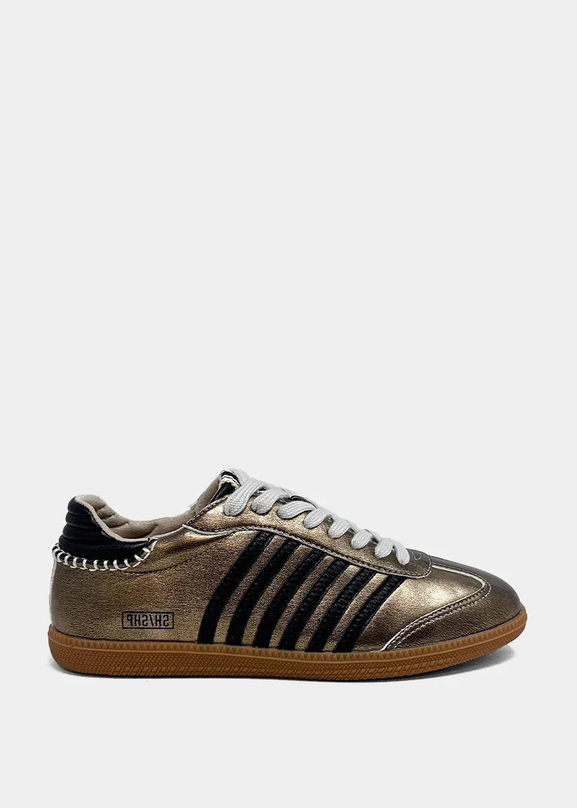 Stella Sneaker in Gold - Shu Shop