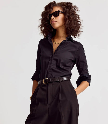 The essentials Icon shirt black-The Shirt