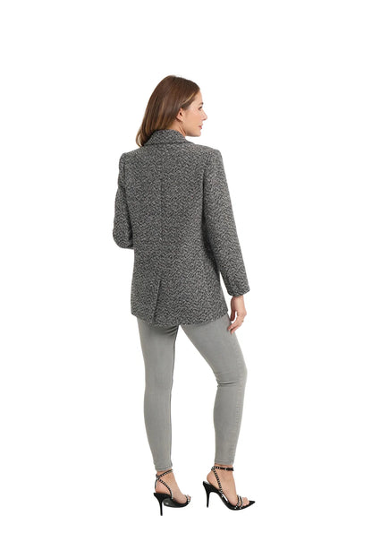 Marco Blazer in Charcoal - Love Token