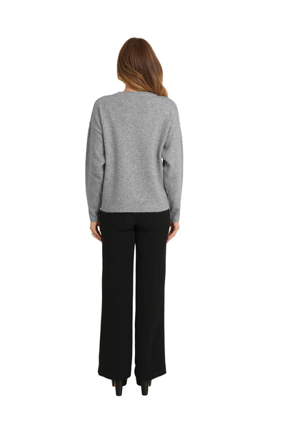 Nicolette Sweater in Gray - Love Token