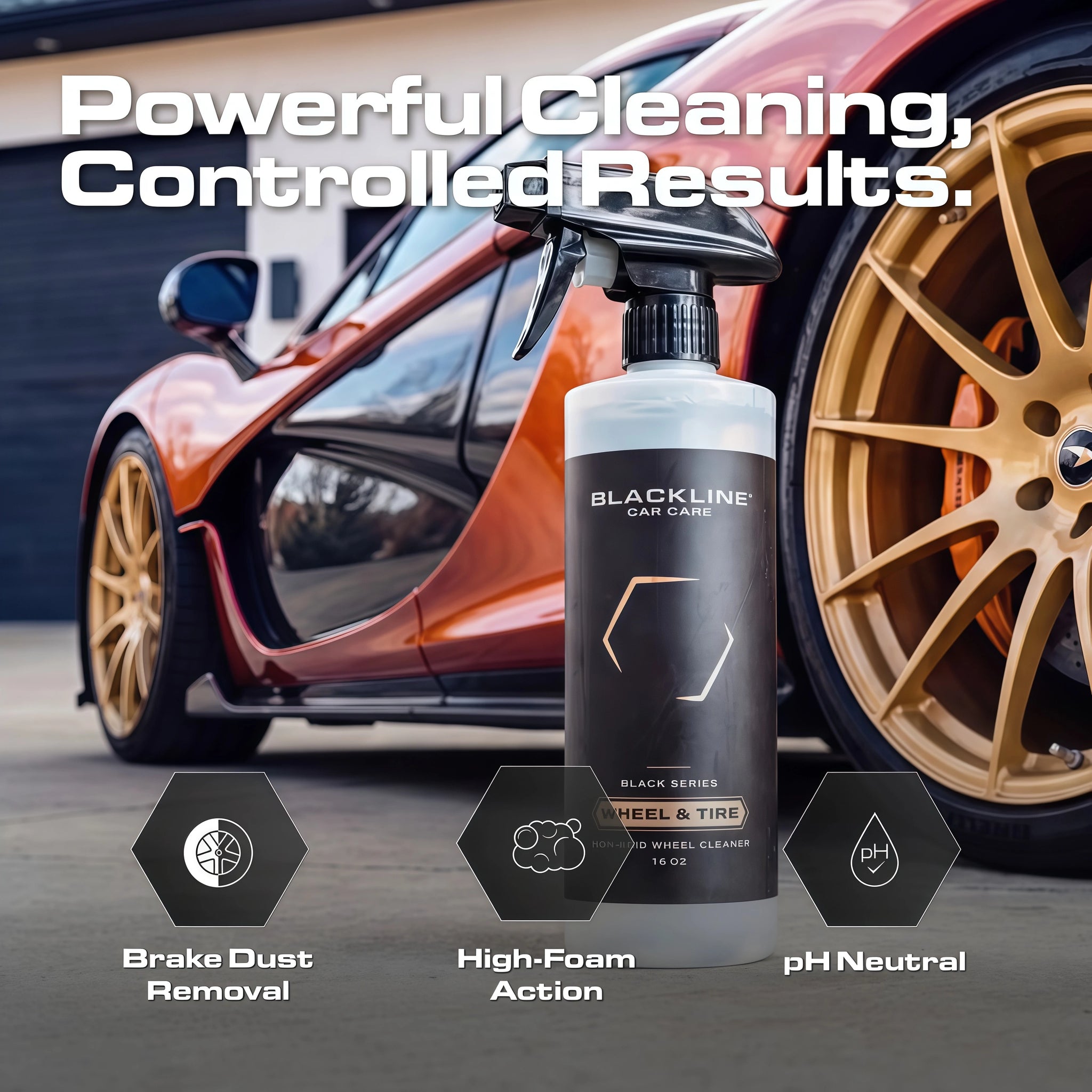 Blackout Kit – Complete Car Detailing Kit with Foam Cannon, Towels, Brushes, Wheel Cleaner & Tire Dressing