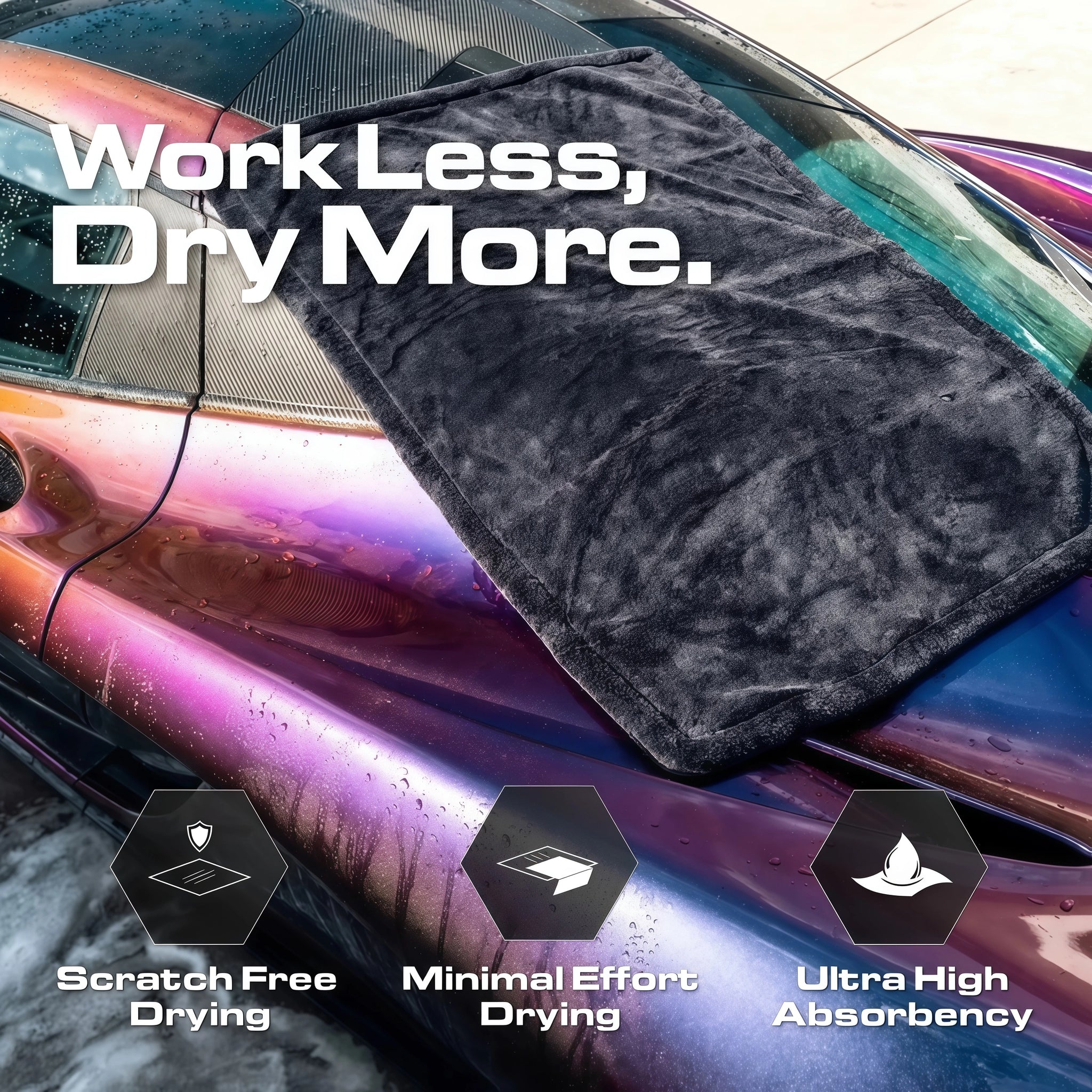 Blackout Kit – Complete Car Detailing Kit with Foam Cannon, Towels, Brushes, Wheel Cleaner & Tire Dressing