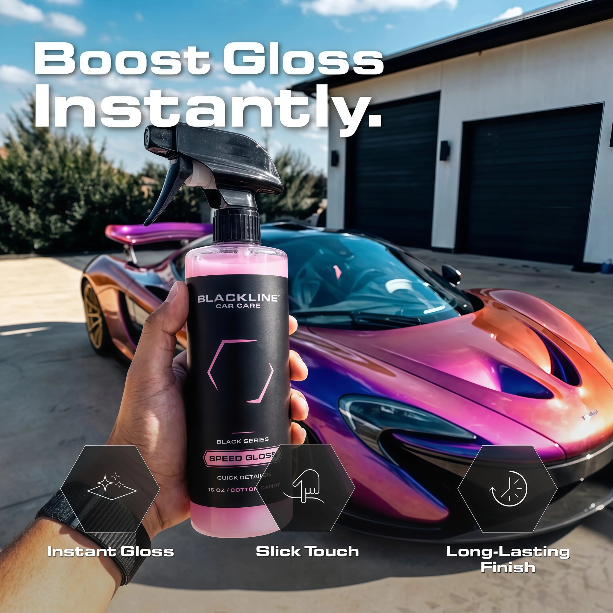 Blackout Kit – Complete Car Detailing Kit with Foam Cannon, Towels, Brushes, Wheel Cleaner & Tire Dressing