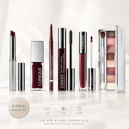 Black Honey Deluxe 6-Piece Makeup Collection – Lip & Cheek Tint, Gloss, Mascara & Hydrating Essentials