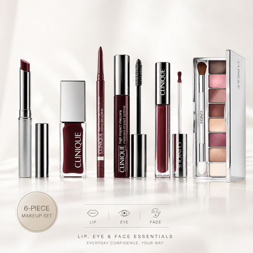 Black Honey Deluxe 6-Piece Makeup Collection – Lip & Cheek Tint, Gloss, Mascara & Hydrating Essentials